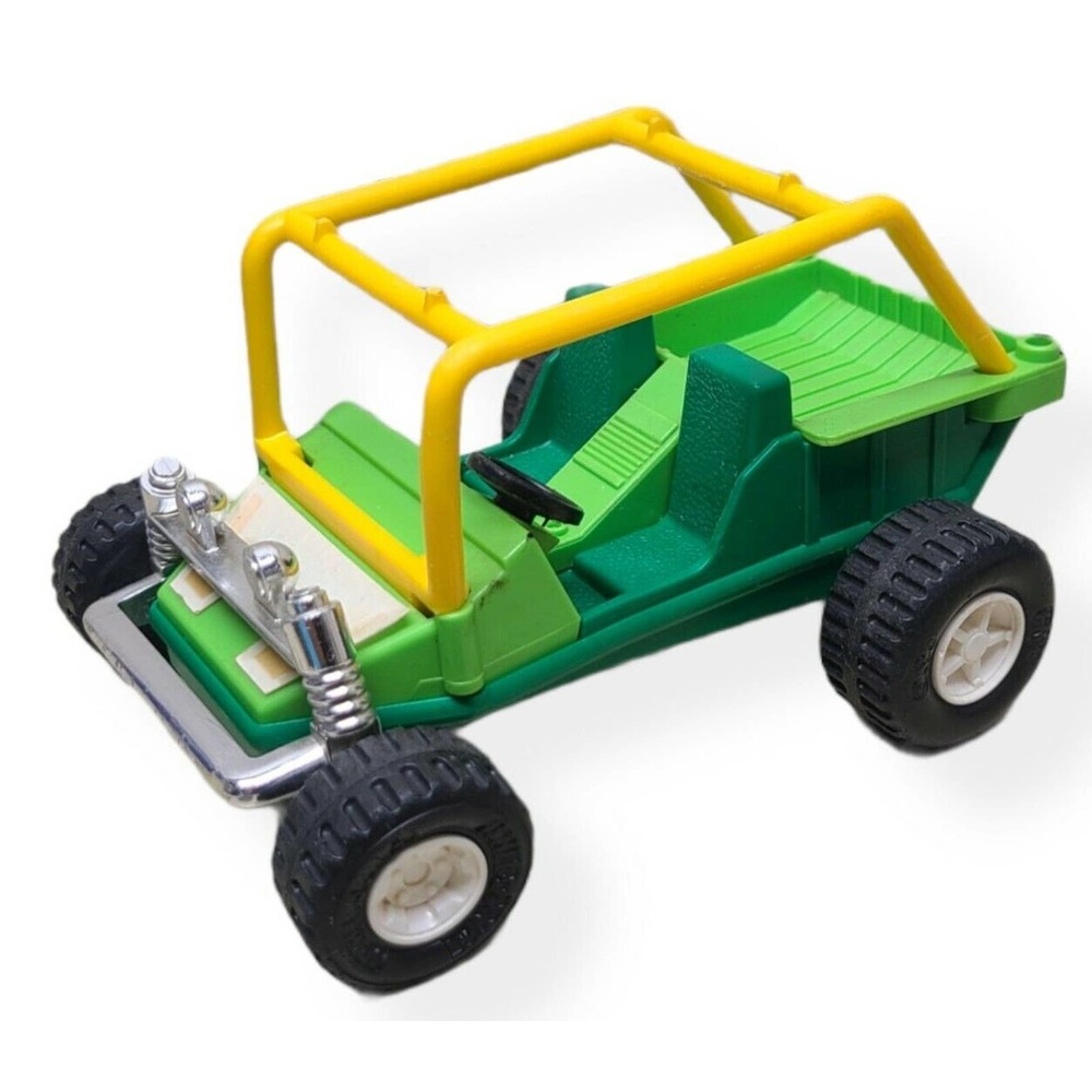 1978 Fisher Price Adventure People Green Dune Buggy #322 Vintage Toys